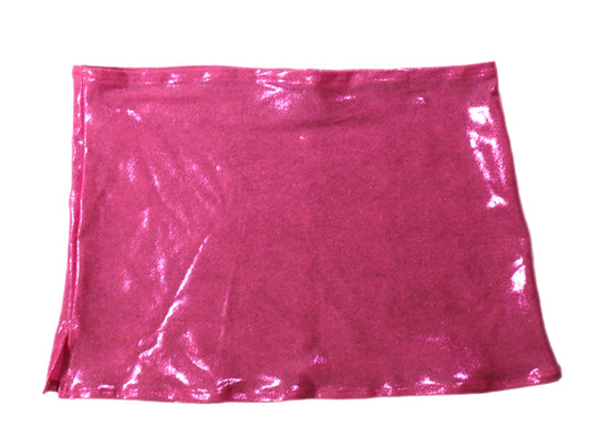 Metallic bubblegum/ baby pink Mini Skirt - Rebel La Belle